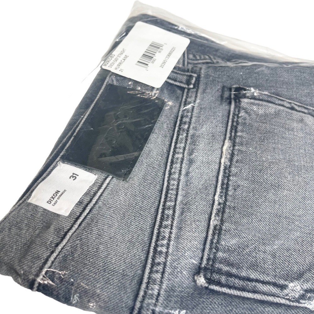 new Hudson ✪ Dixon Straight Leg Button Fly Jeans ✪ Hurricane ✪ Size 31 Inseam 32 - Picture 7 of 13